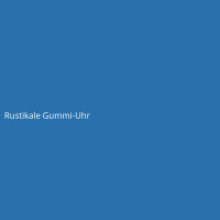 Rustikale Gummi-Uhr