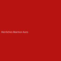 Herrliches Marmor-Auto