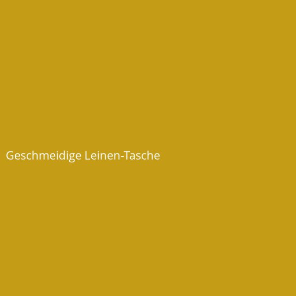 Geschmeidige Leinen-Tasche