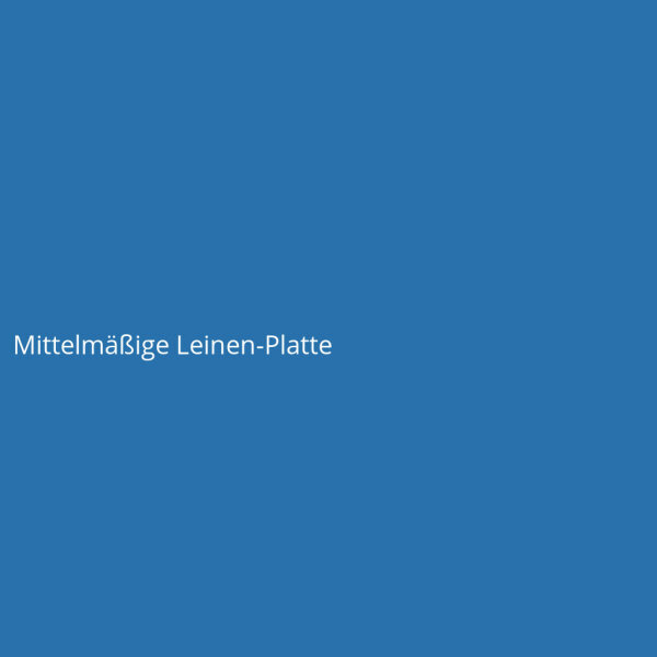 Mittelm&auml;&szlig;ige Leinen-Platte