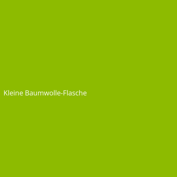 Kleine Baumwolle-Flasche