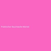 Praktischer Baumwolle-Mantel